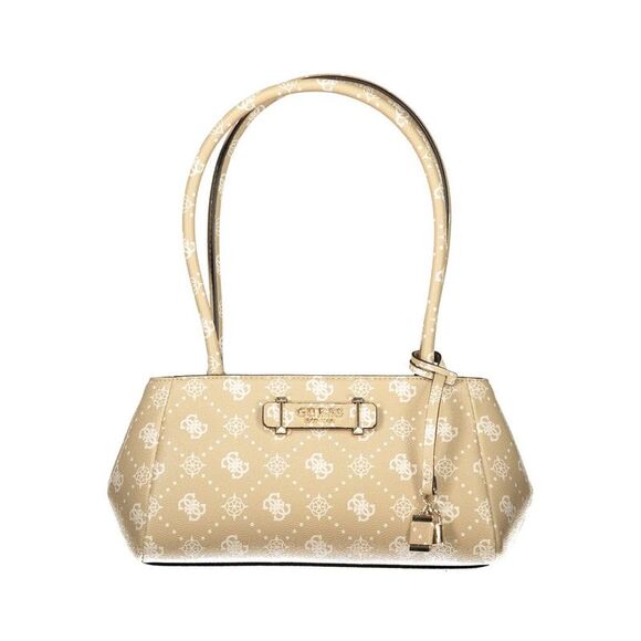 Guess Jeans Beige Polyethylene Women's Handbag